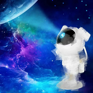 Star Projector Galaxy Night Light Astronaut Nebula Galaxy Space Projector Starry Nebula Gift for Kids Adults for Bedroom