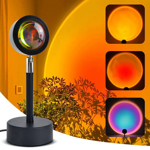 Sunset Lamp Projector RGB USB Led Night Light With Remote Control Portable Mood Light for Living Room Photography Neon Lights