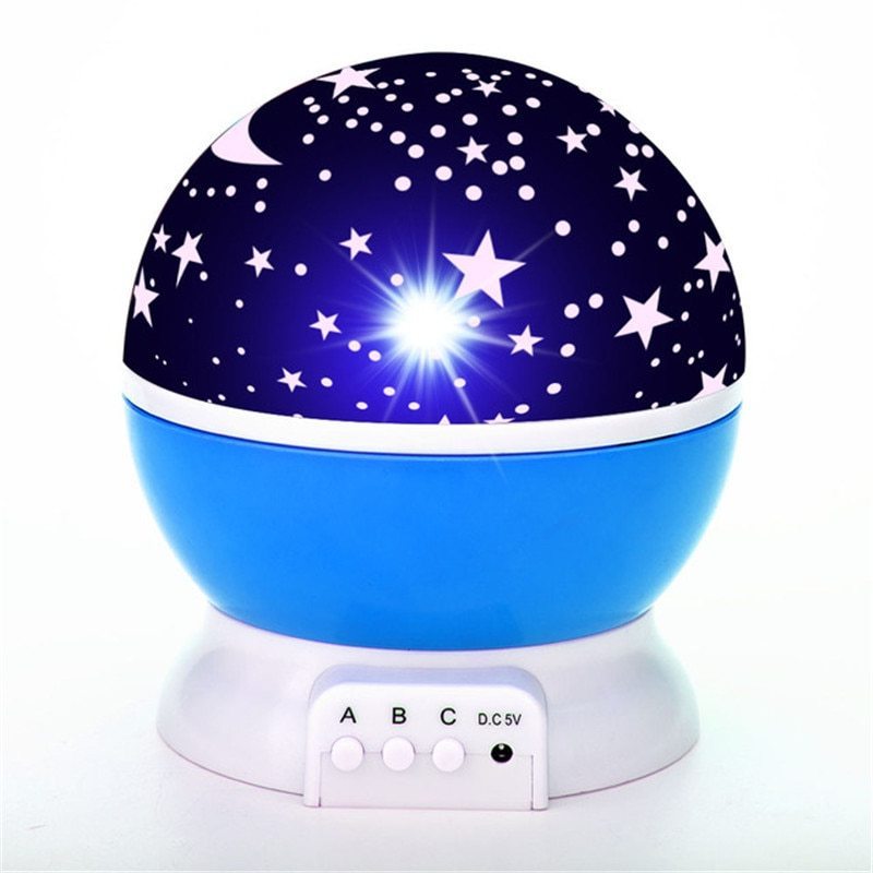 Starry Sky Projector Night Lights Star Moon Projector Led Rotating Night Lamp For Children Bedroom Decoration