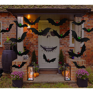 2023 Halloween bat tree hanging decorative courtyard pendant horror party props indoor outdoor hanging decorations