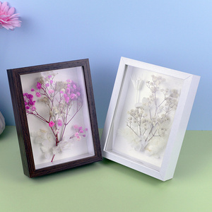 Wholesale Hot Sale Custom Home Decorations  Wooden 3D Standing Photo Picture Frames