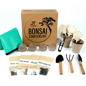 New Design Gardening Gift for Women & Men DIY Bonsai Starter Kit Gift Box