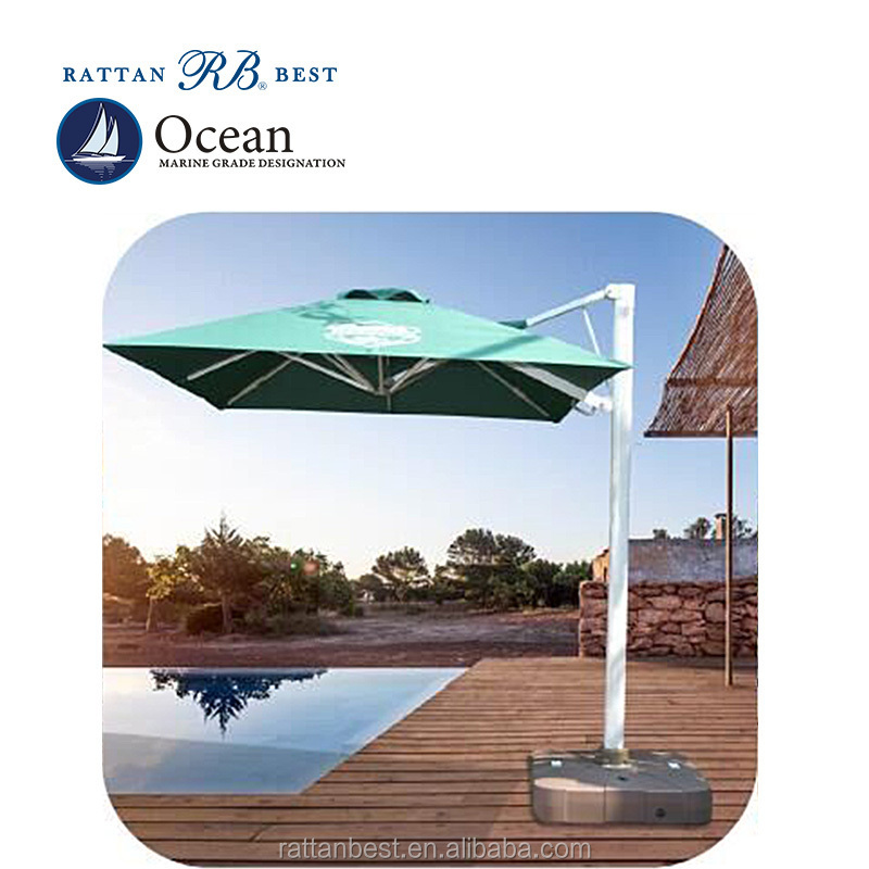 High Quality Hotel Cantilever Umbrella Garden Swim Pool Umbrella