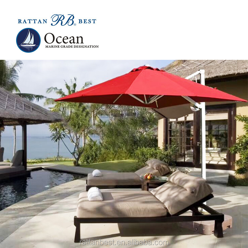 High Quality Hotel Cantilever Umbrella Garden Swim Pool Umbrella