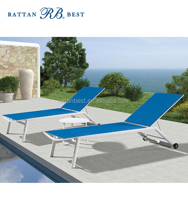 Outdoor sun lounger beach sun lounger bed chair