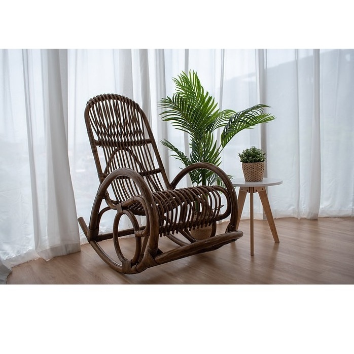 Indoor Faclities Natural Color Eco-friendly Feature Modern Design Style ROHE Patio Rocking Chairs From Singapore