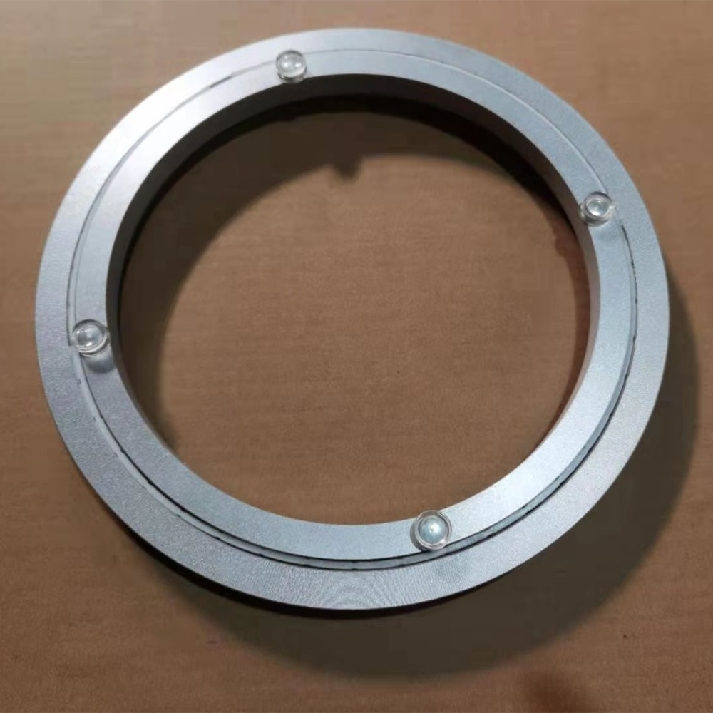 203mm 8 inches Silent Aluminum Lazy Susan Bearing Carousel Swivel Turntable Bearings for Rotary Tables Furniture Display Shelves