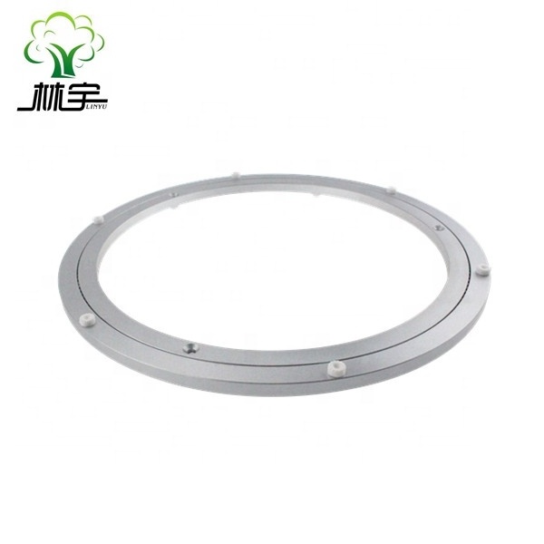 350 mm 14 inch Ball Bearing Swivel Plate Aluminum Lazy Susan Turntable Furniture Hardware Rotating Mechanism Revolving Ring