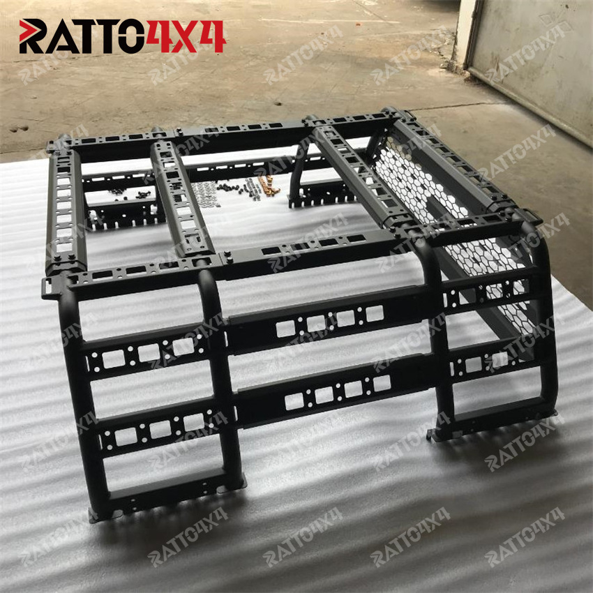 Ratto Customized Heavy Duty Bed Rack 4x4 Toyota Tacoma 2022 For 4x4 Travel Camper