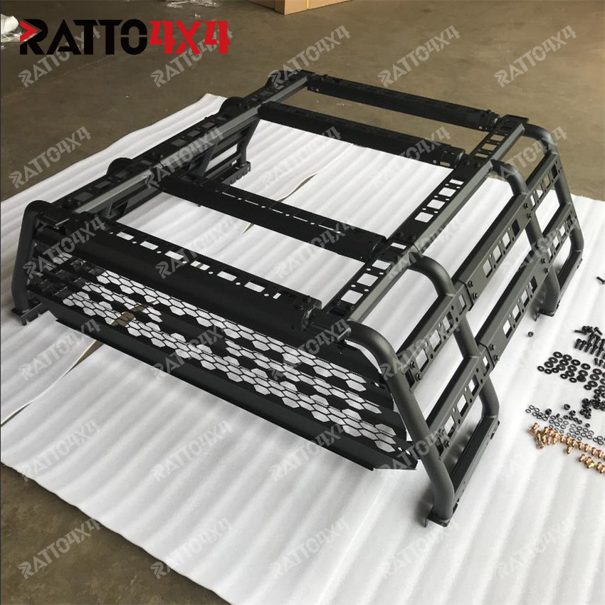 Ratto Customized Heavy Duty Bed Rack 4x4 Toyota Tacoma 2022 For 4x4 Travel Camper