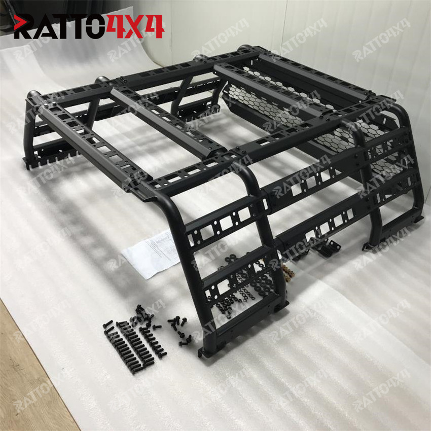 Ratto Adjustable Tub Rack 4runner Aluminum/Steel Luggage Rack Cargo Carrier For 4x4 Accessory Camper