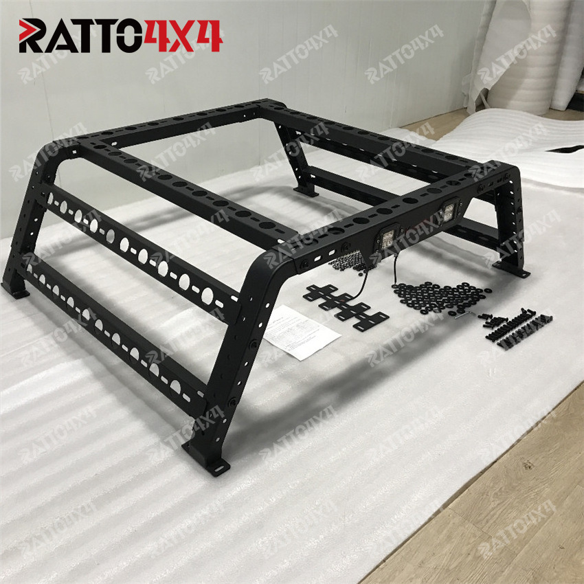 Ratto Customized Adjustable Car Roof Racks Cargo Truck Bed Rack For Roof Top Tent Camper Travel