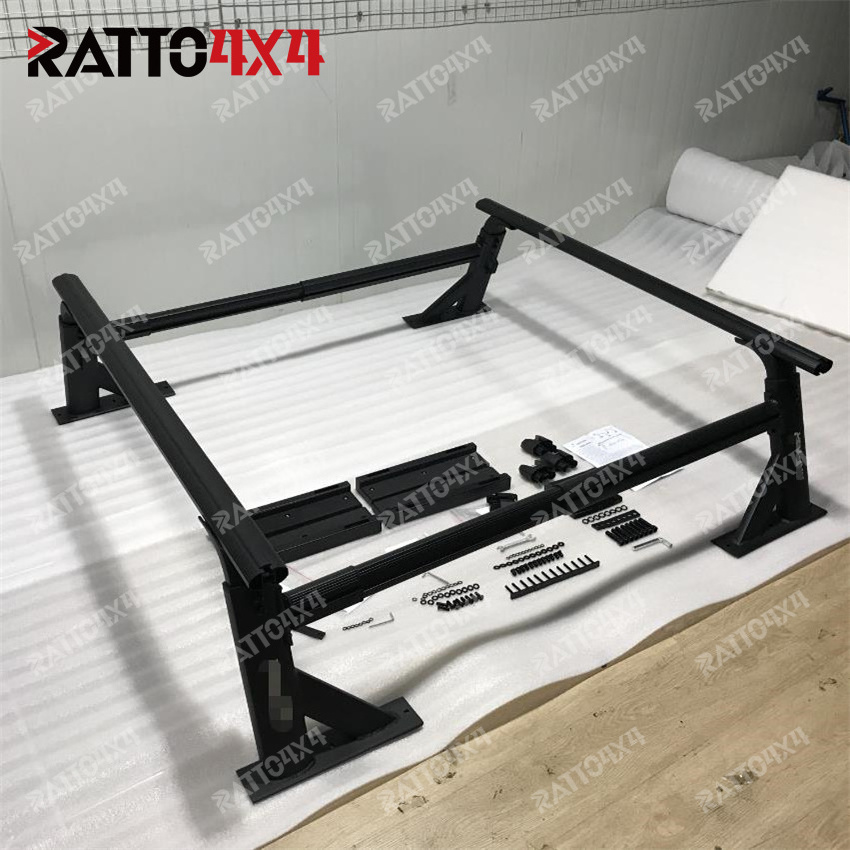 Ratto Adjustable Aluminium Truck Bed Rack For 4x4 Jeep Wrangler Outdoor Camping