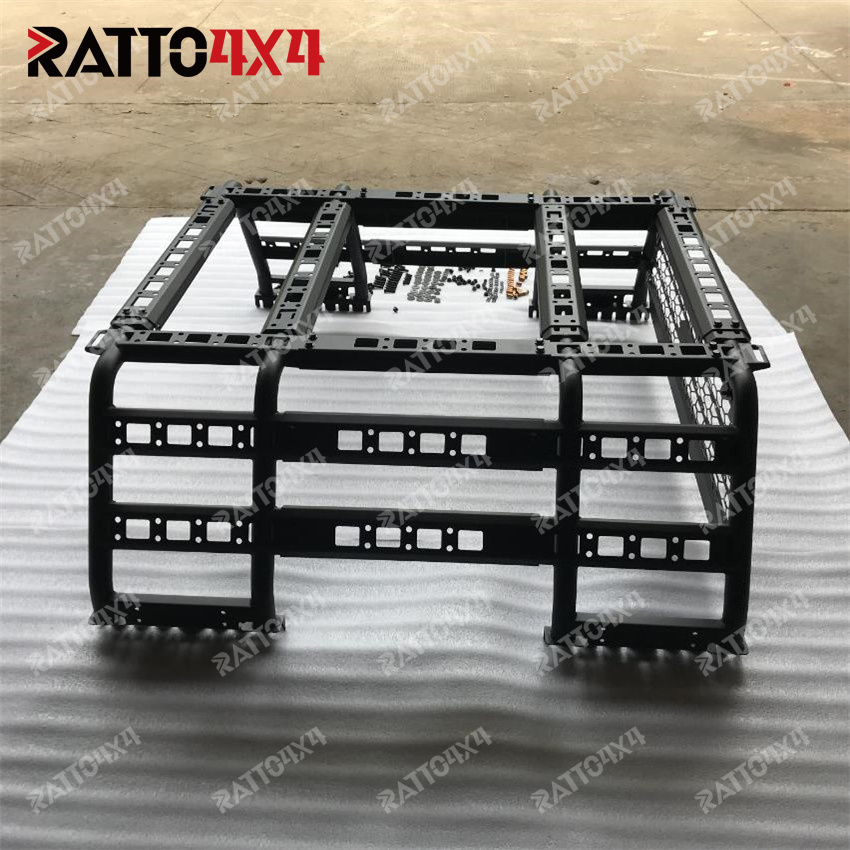 Ratto Adjustable Tub Rack 4runner Aluminum/Steel Luggage Rack Cargo Carrier For 4x4 Accessory Camper