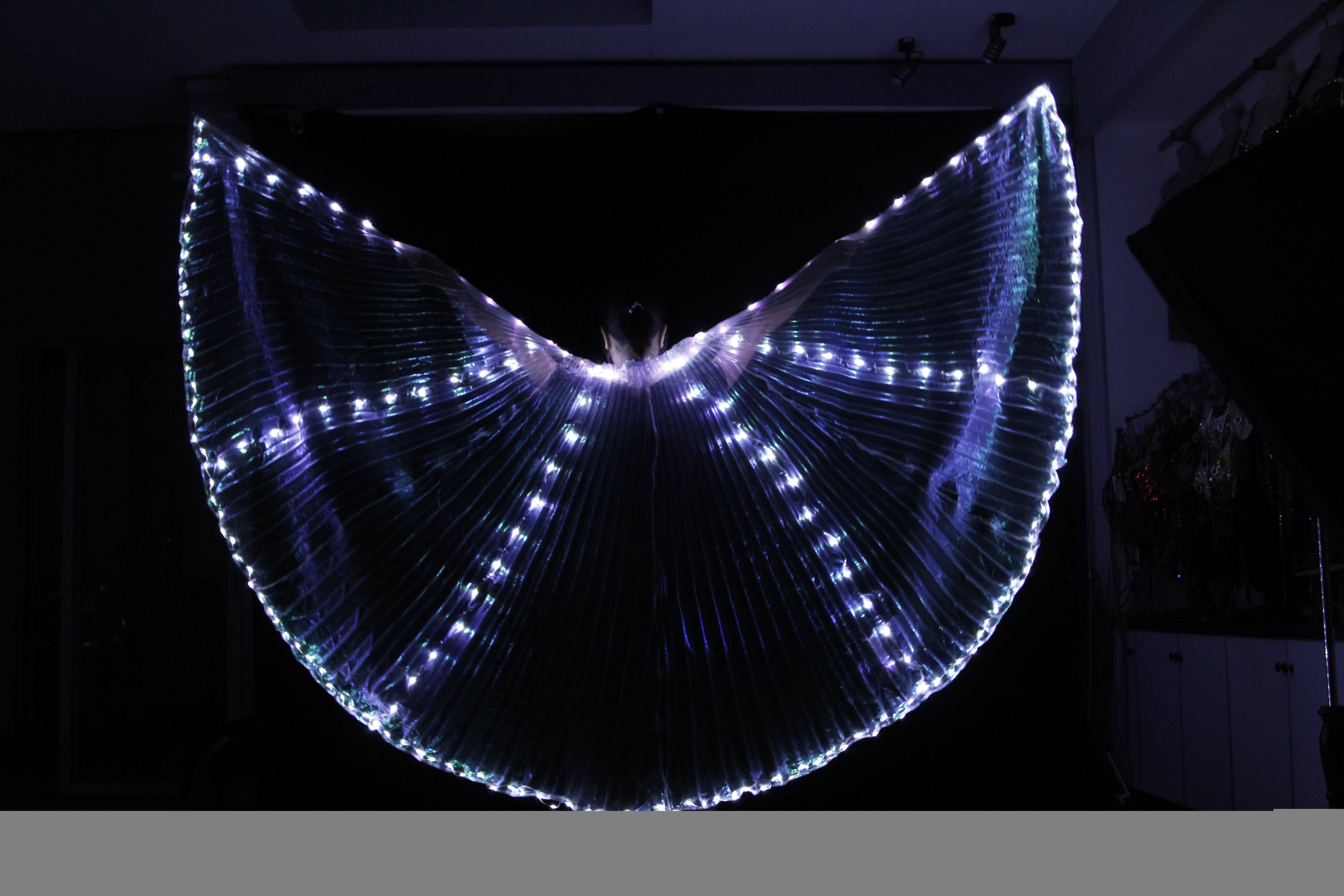 Brighter Wings Costumes Led Glow Dance Performa Luminous Clothing For Women