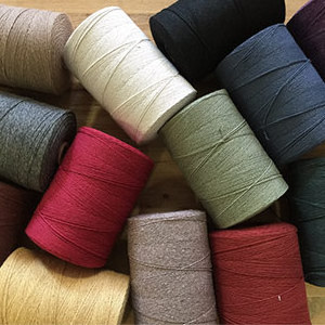 Wholesale Today Cotton Yarn Price Colorful Regeneration Blend Thread 20/2 Recycled Polyester Cotton yarn