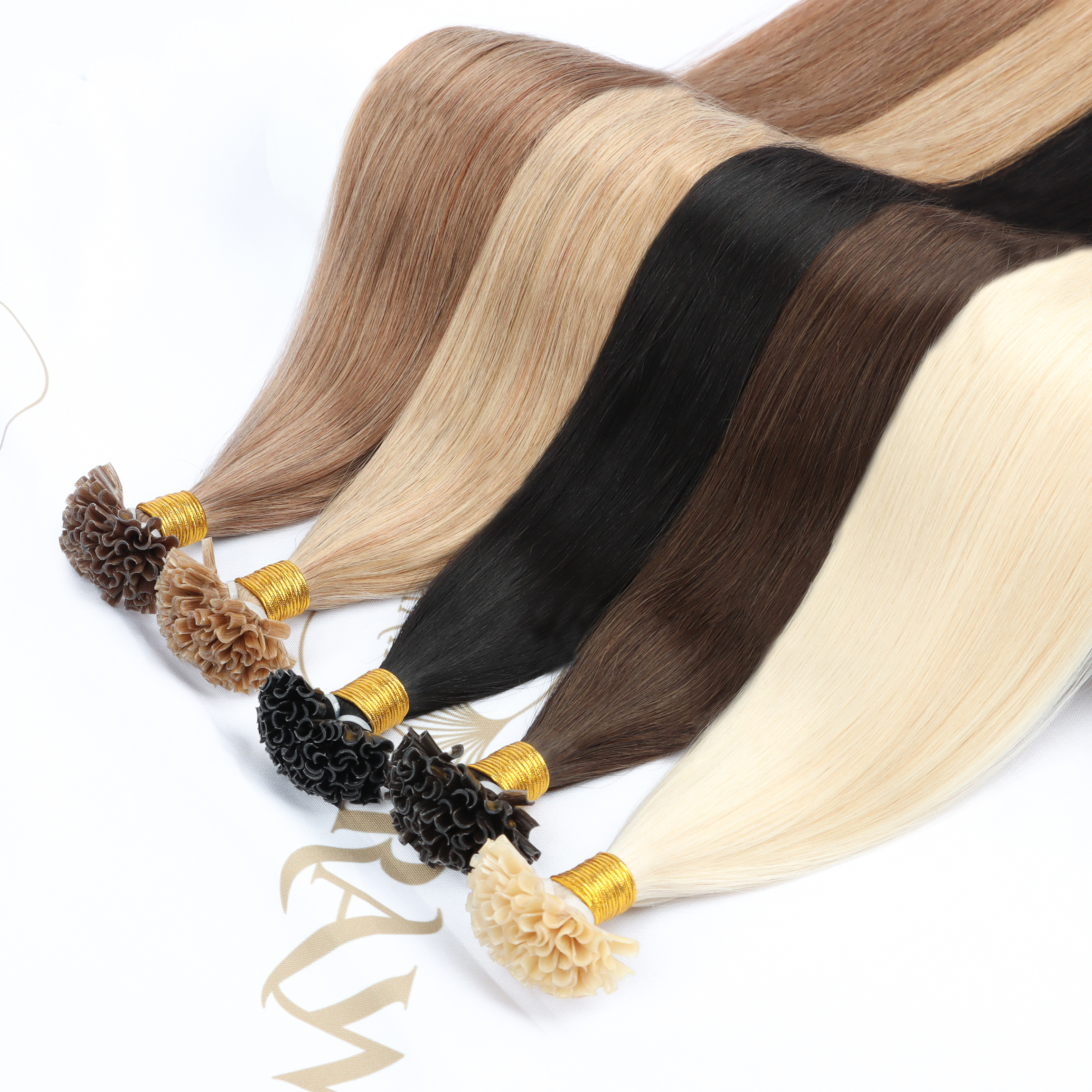 Pre Bonded Flat Tip Remy Hair Extension Italian Keratin i Tip k Tip Hair 100 Russian Human Hair Extensions