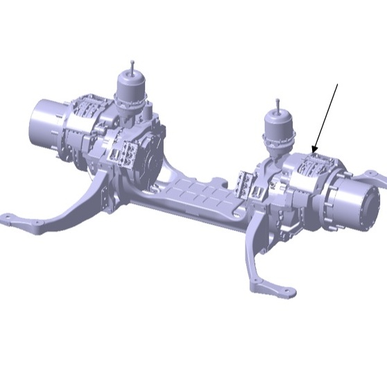 Rawsun Electric Car Conversion Axle READ15000L 12m Low Floor Bus Electric Rear Axle Drive Electric Car Conversion Kit