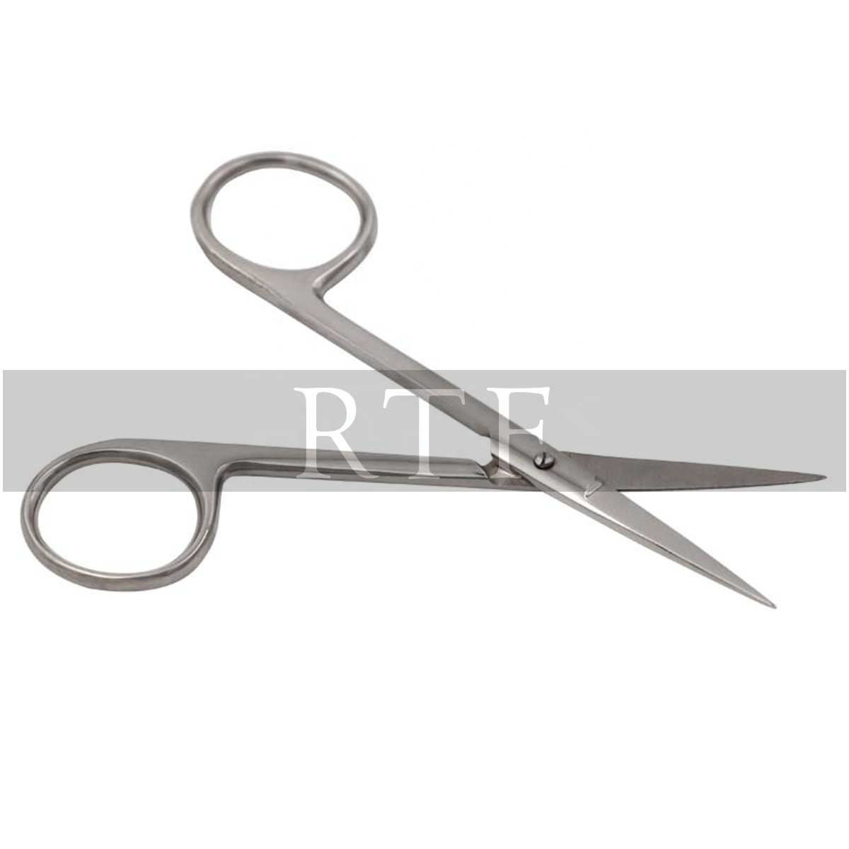 Surgical Stainless Steel Iris Scissors Straight and Curved Tip Dental Surgery Shears 10cm Medical Instruments