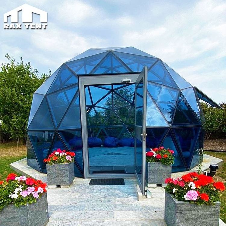 Garden Glass House Polycarbonate Dome House Kit with Aluminum Alloy