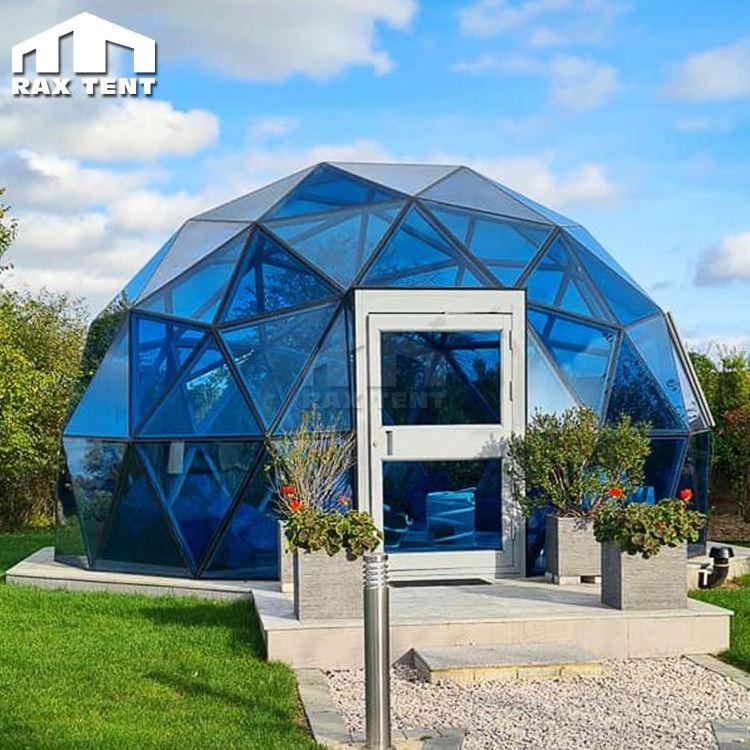 Garden Glass House Polycarbonate Dome House Kit with Aluminum Alloy