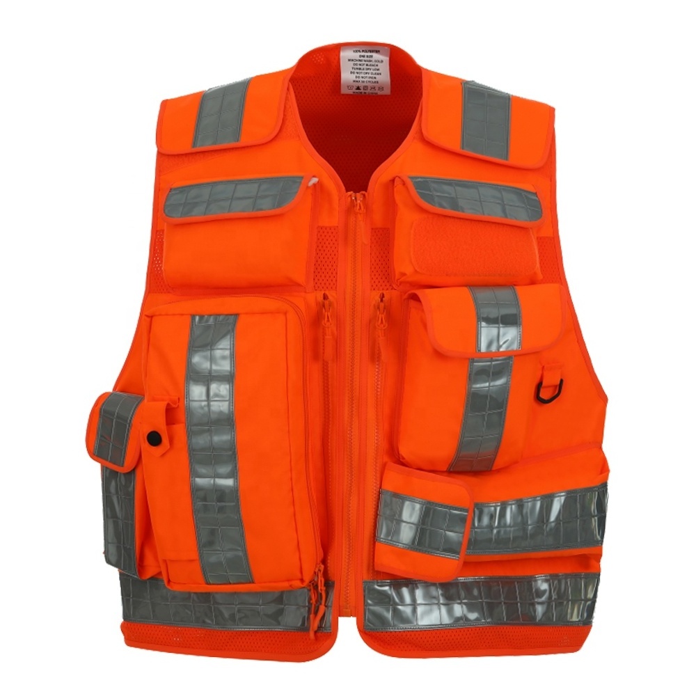 Reflector Vest Safety Clothes Traffic Security High Visibility Manufacturer Life Vest