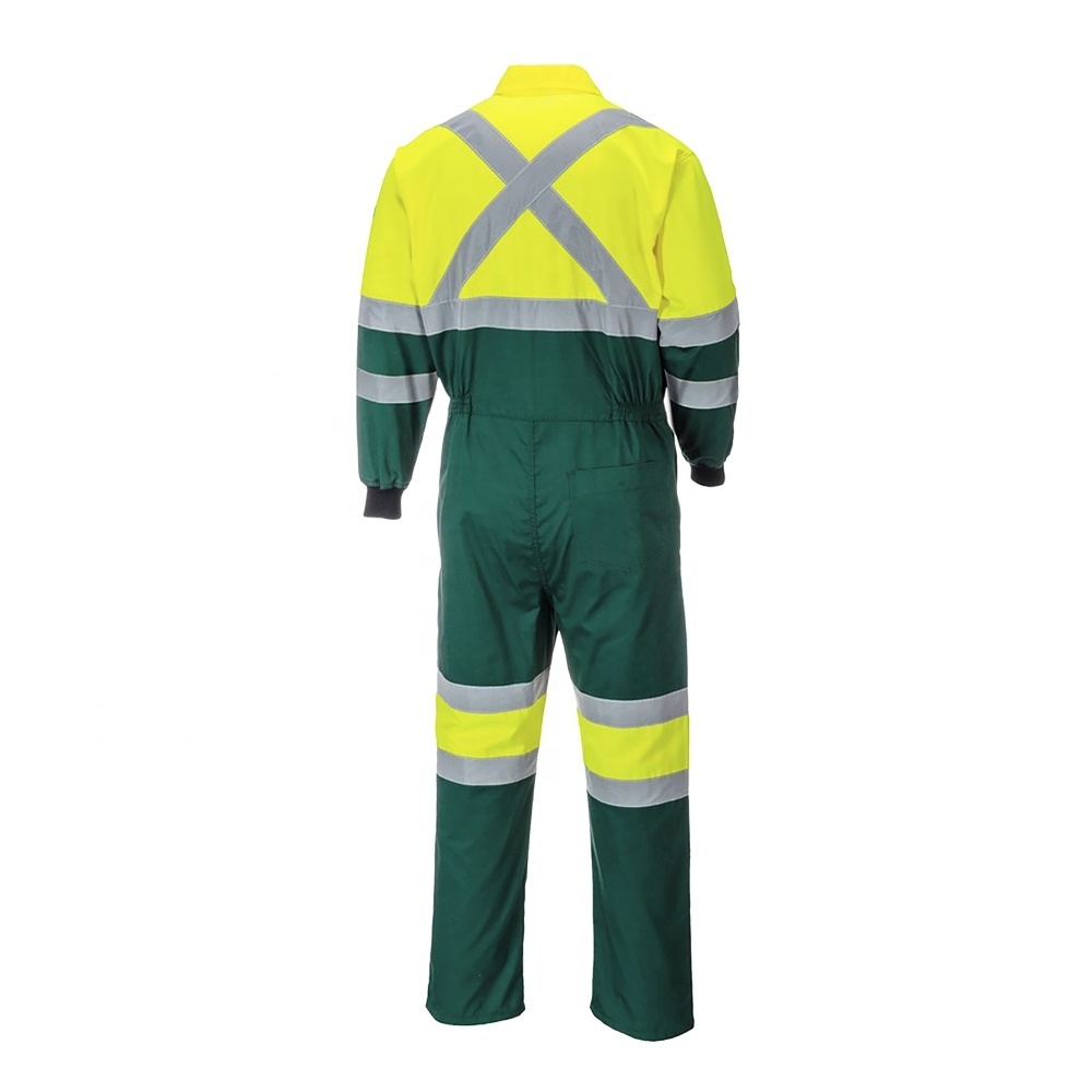 Factory Manufacture Wholesale High Quality Performance Work Safety Coveralls Cotton Polyester Fire Resistant Clothing Protective