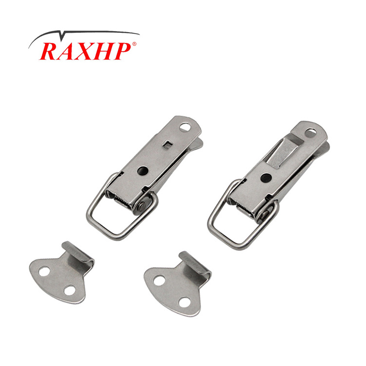 Stainless Steel Adjustable Case Hasp Heavy Duty Cabinet Toggle Clamp Latch