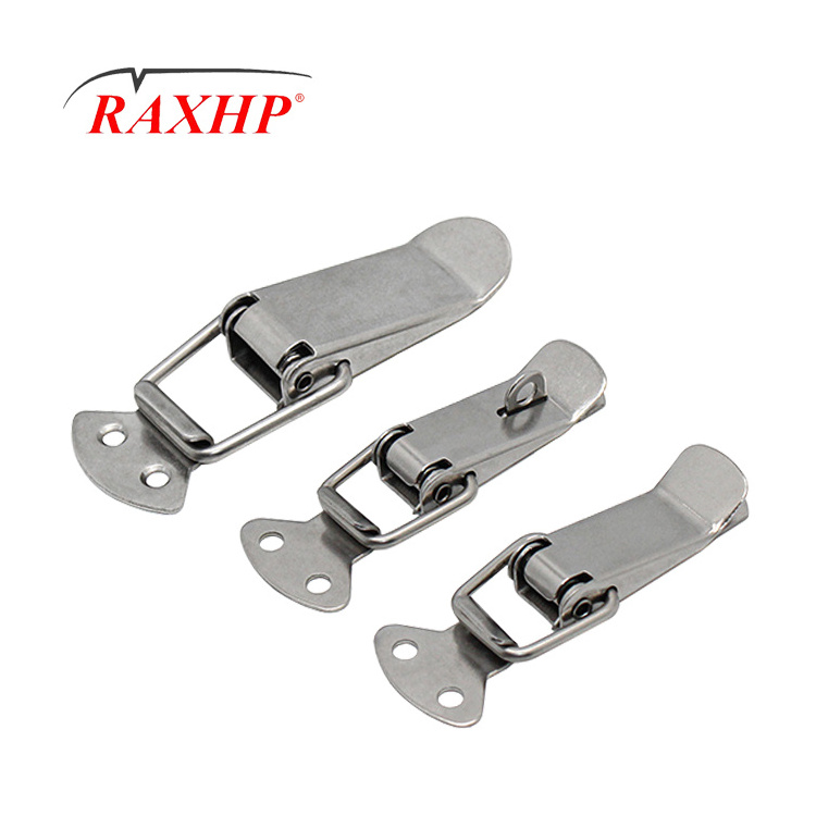 Stainless Steel Adjustable Case Hasp Heavy Duty Cabinet Toggle Clamp Latch