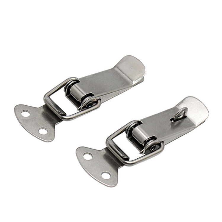 Stainless Steel Adjustable Case Hasp Heavy Duty Cabinet Toggle Clamp Latch