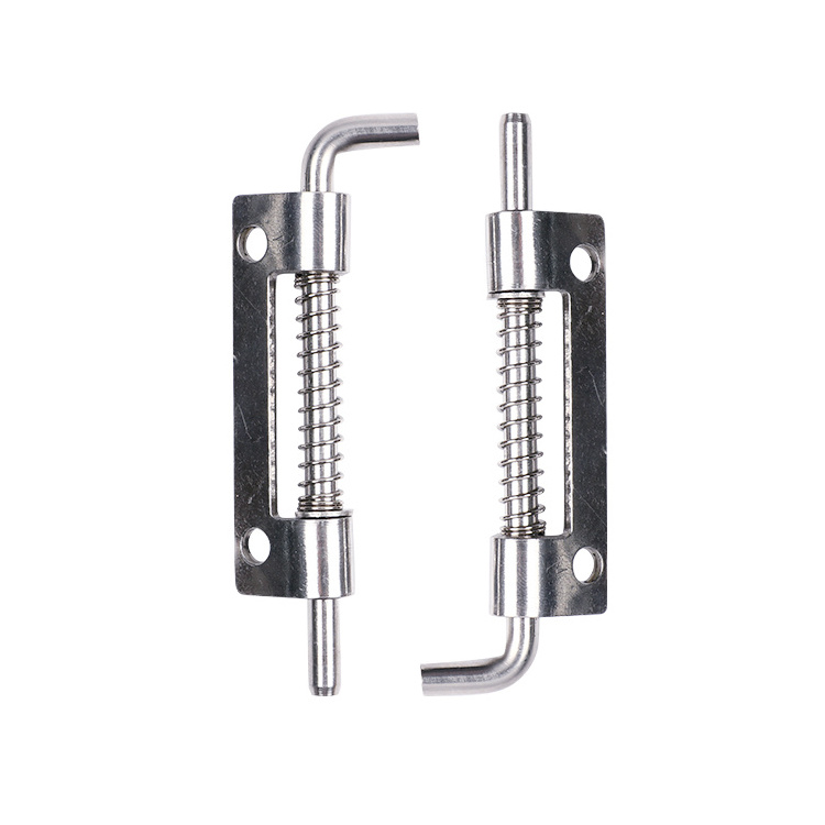 New Style Spring Pin Locking Loaded Latch Stainless Steel Cupboard Hinges