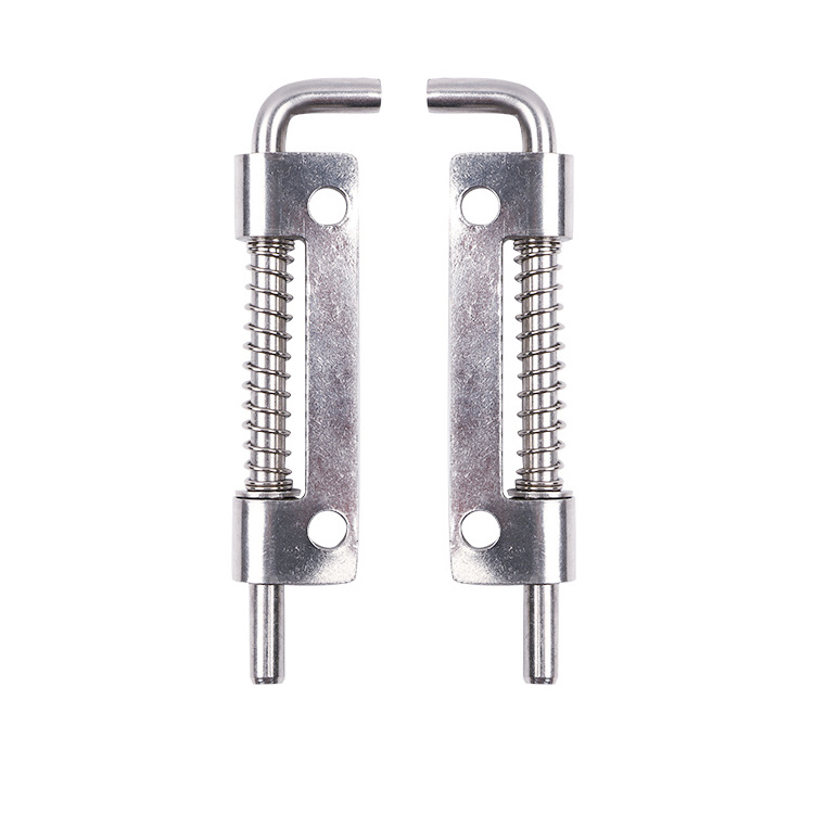 New Style Spring Pin Locking Loaded Latch Stainless Steel Cupboard Hinges