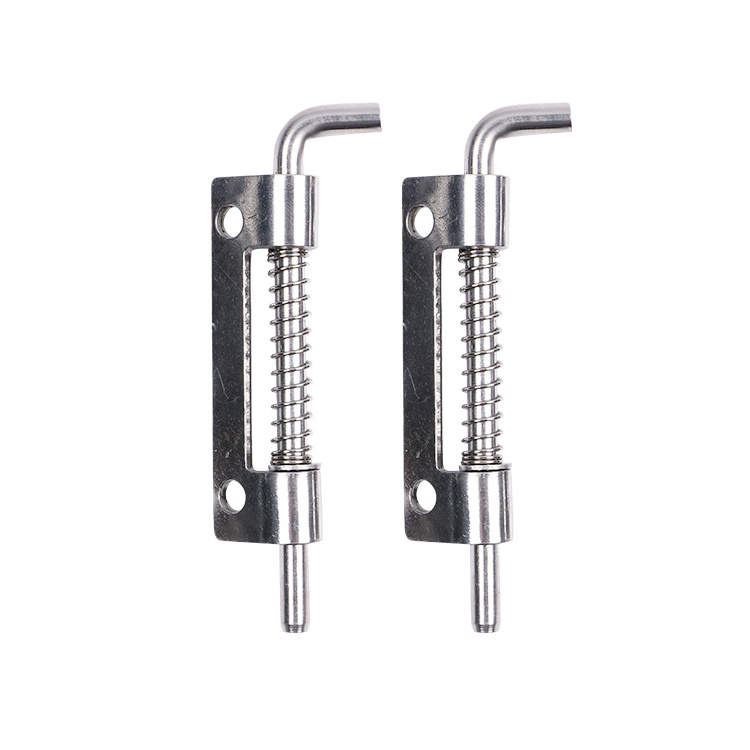 New Style Spring Pin Locking Loaded Latch Stainless Steel Cupboard Hinges