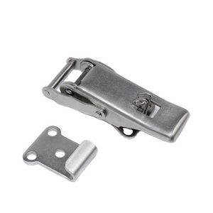 OEM Customized Stainless Steel Twist Luggage Spring Toggle Draw Latch Lock Hasp