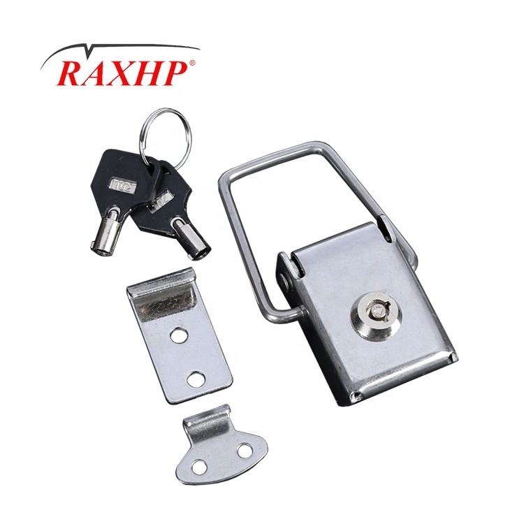 Custom Over centre fastener ss aluminium panniers lock latch with key lock