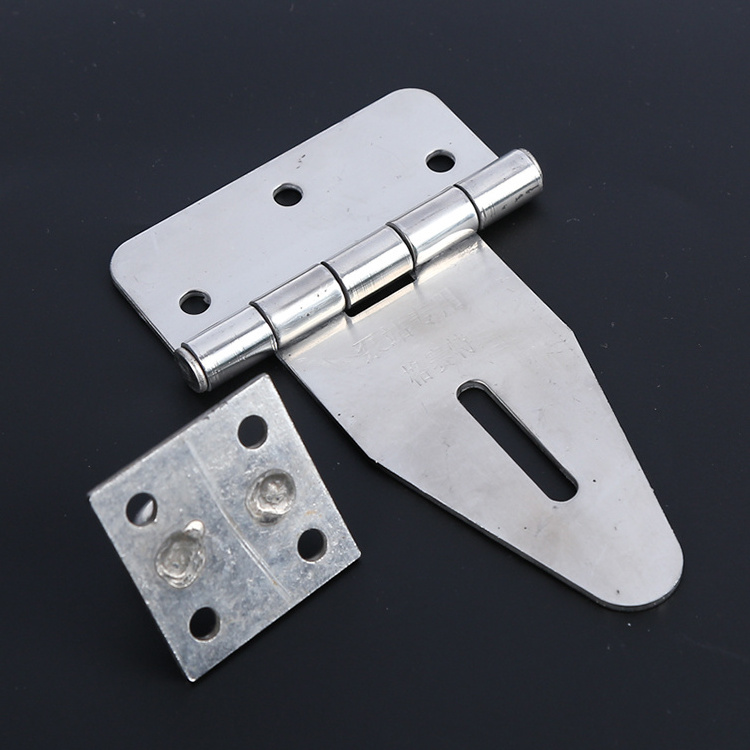 Custom size High Quality Stainless Steel Brushed Finished Padlock Hasp Door Clasp Door Lock Gate Latch