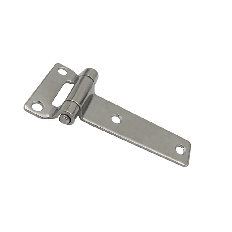 304 Stainless Steel T Shape Hinge 135mm For Container Vans Caravans Polish Marine Boat Hardware Counter Back Flap T Hinges