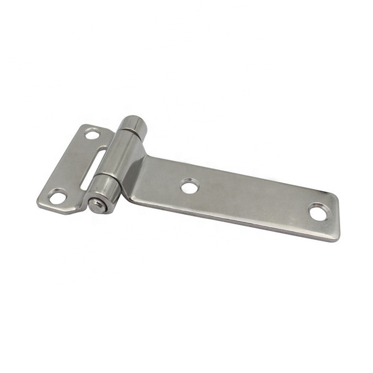 304 Stainless Steel T Shape Hinge 135mm For Container Vans Caravans Polish Marine Boat Hardware Counter Back Flap T Hinges