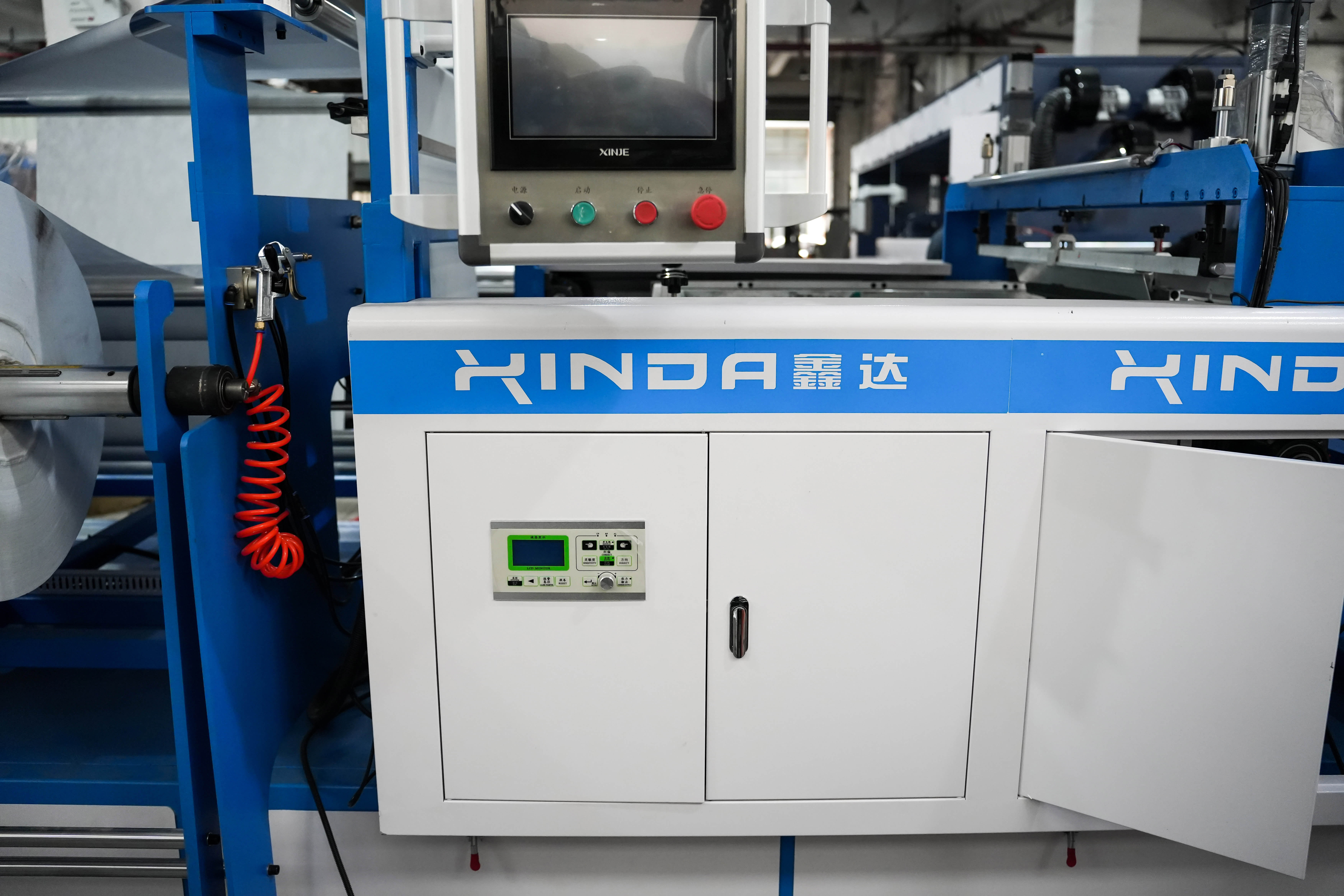 Xinda auto non woven single color flat silk screen printing machine