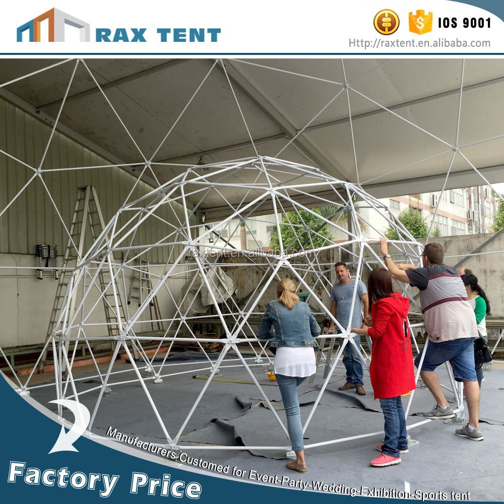 Out door half sphere wedding tent geodesic dome tent party tent supplier in Guangzhou