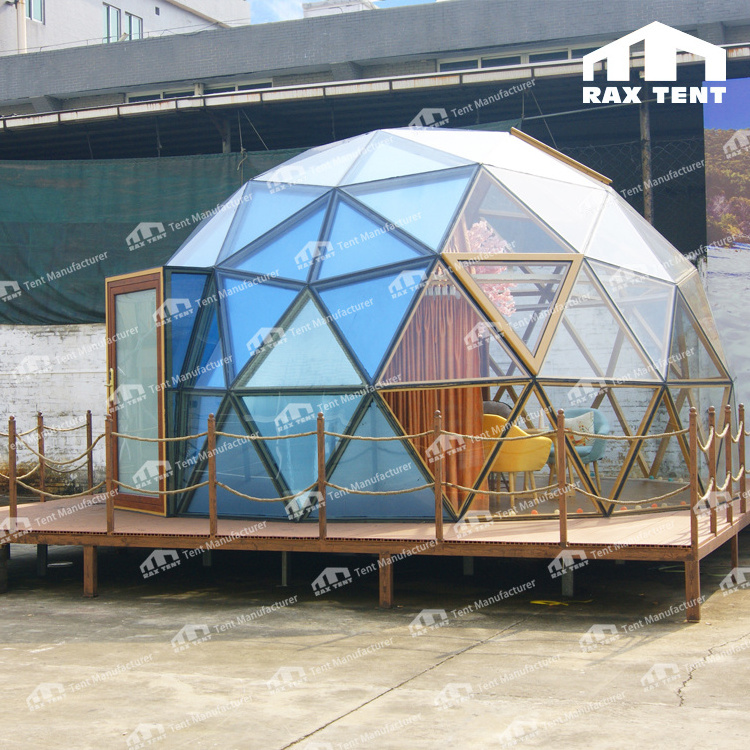 New Style Geodesic Dome House Glass Dome Tent for Camp at Factory Price