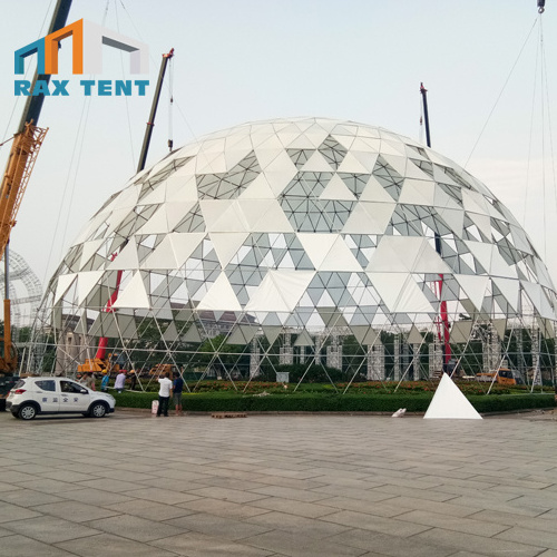 35M big stainless steel structure dome geodesic dome tent event dome