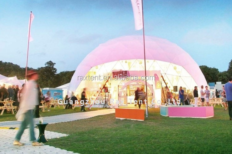 marquee Inflatable geodesic dome low price prefabricate dome manufacturer