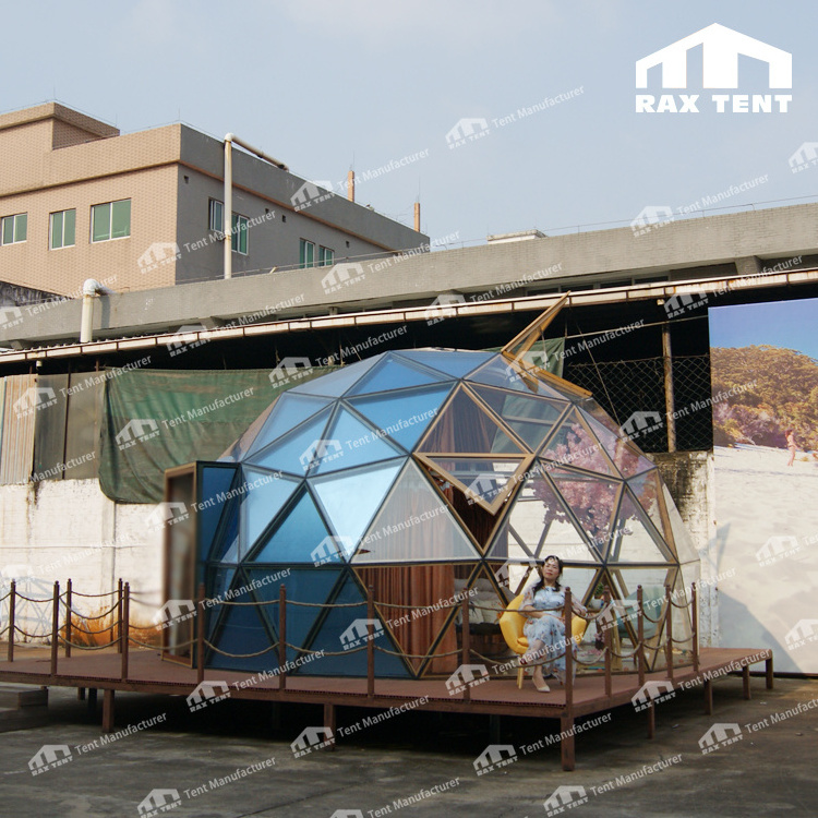 New Style Geodesic Dome House Glass Dome Tent for Camp at Factory Price