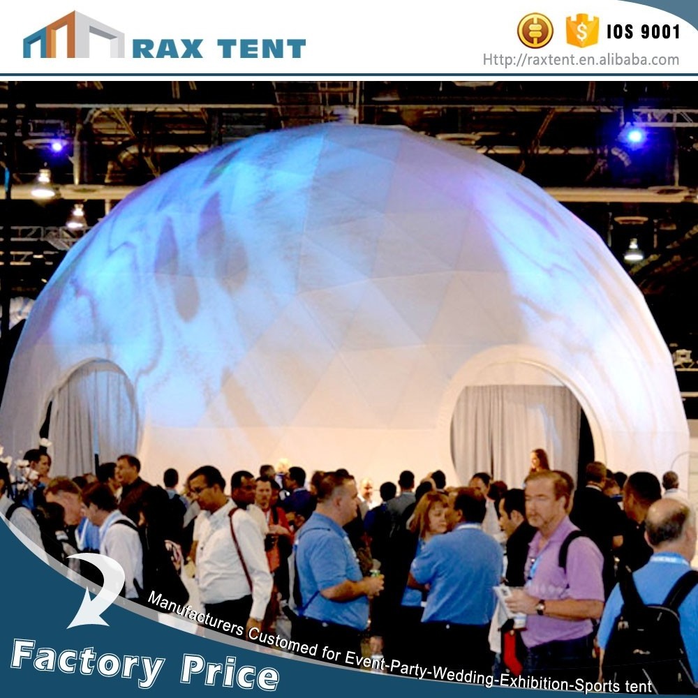 China big dome church event for wedding party solar power dome tent