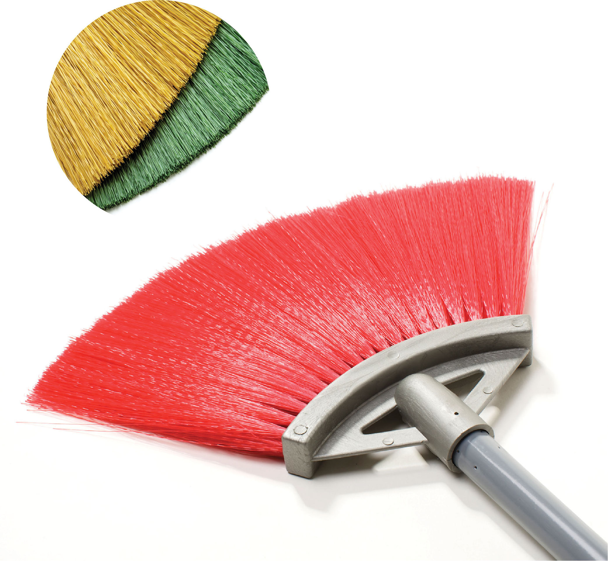 Hot Selling Good Top Grade Fan Shape Oriental Premium Broom Usage for Indoor Broomstick Material Mane