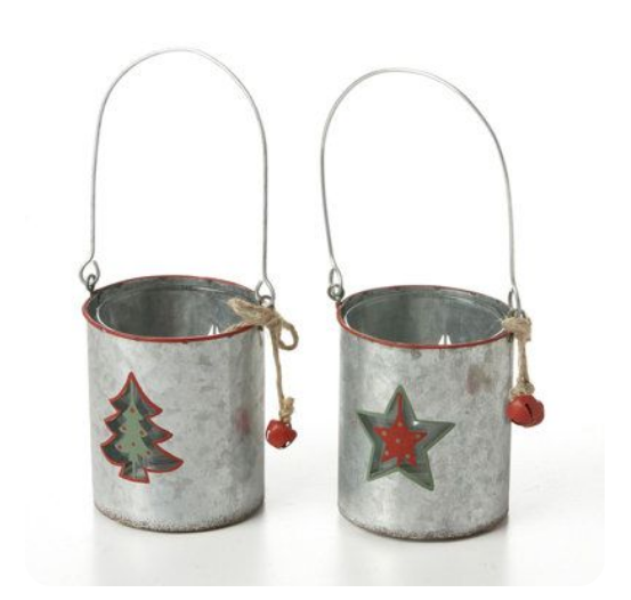 Wholesale galvanized metal pumpkin jack o lantern tea light holder for home and garden decor