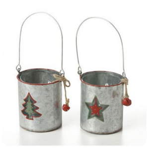 Wholesale galvanized metal pumpkin jack o lantern tea light holder for home and garden decor