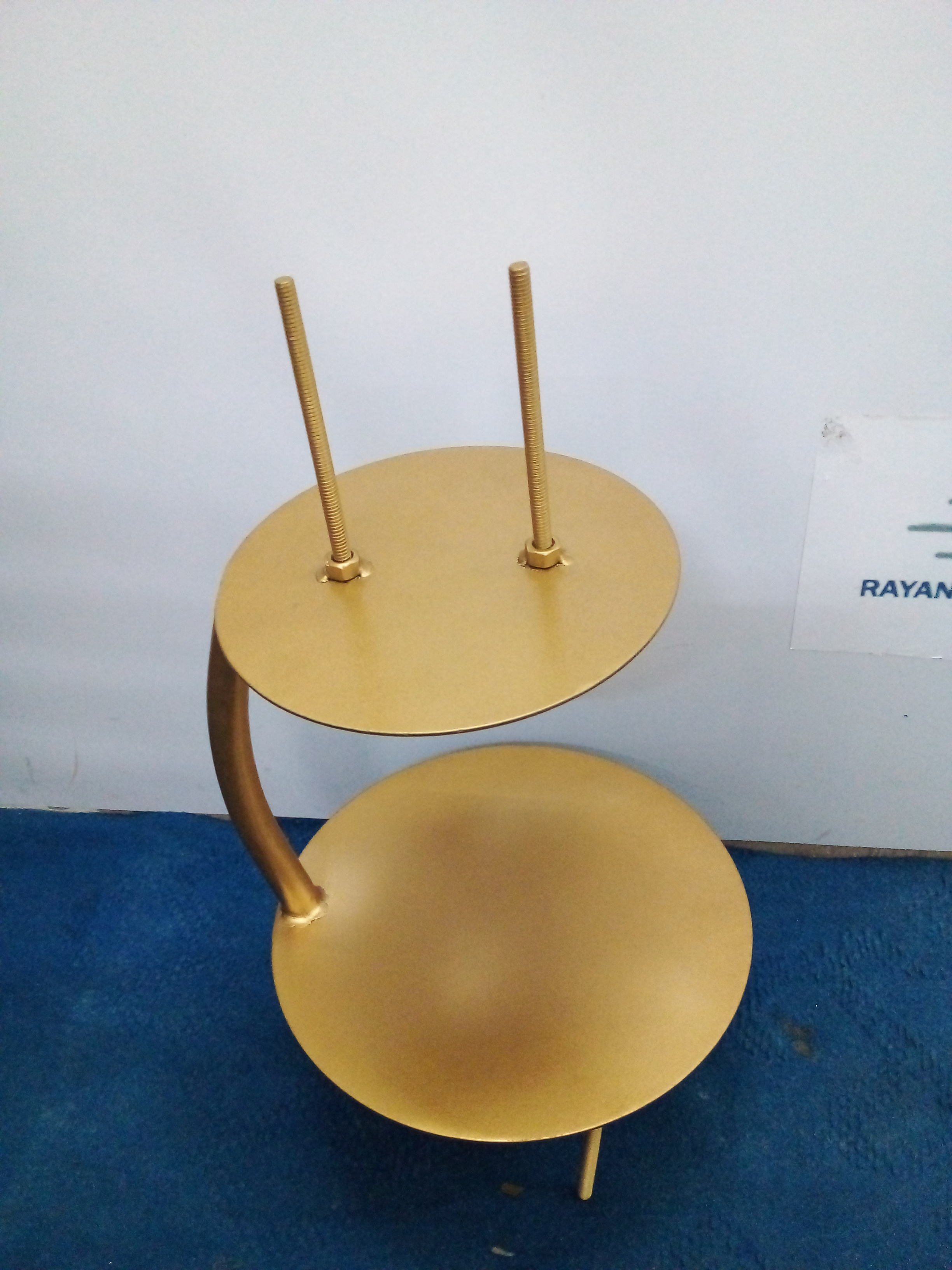 Wholesale Metal gold powder coated cake spacer cake stand  for  Wedding Party event and Restaurant