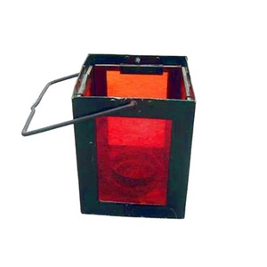 Best selling High quality modern style outdoor decorative led candle holder metal wind lantern